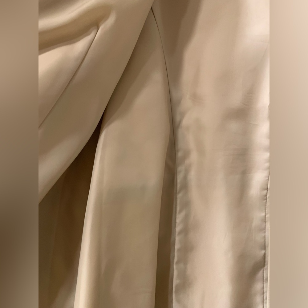 Nordstrom Womens Lamb Skin Leather Cream Everyday Blazer 🌴 - Picture 8 of 16